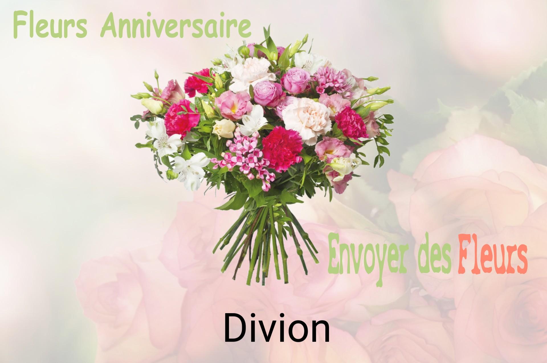 Bouquet de fleurs d’anniversaire livré à Divion