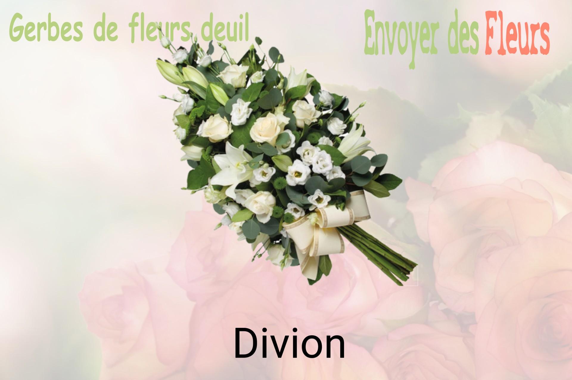 Gerbe de fleurs de deuil livrée à Divion